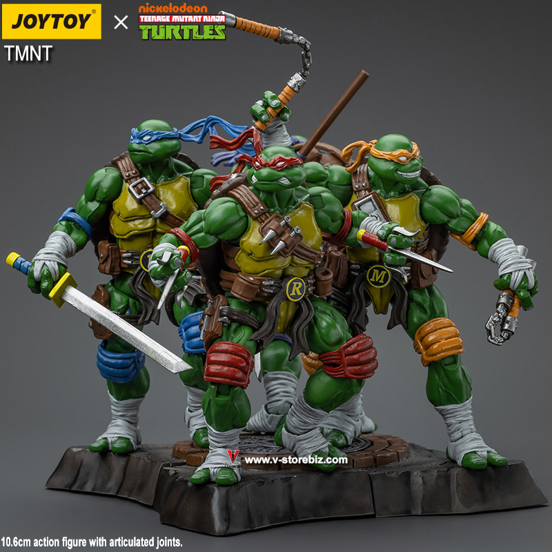 JOYTOY TMNT Teenage Mutant Ninja Turtles (Set of 4) - V Store