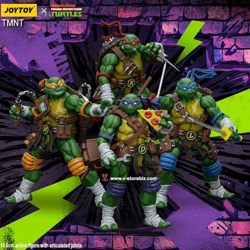 JOYTOY TMNT Teenage Mutant Ninja Turtles (Set of 4) - V