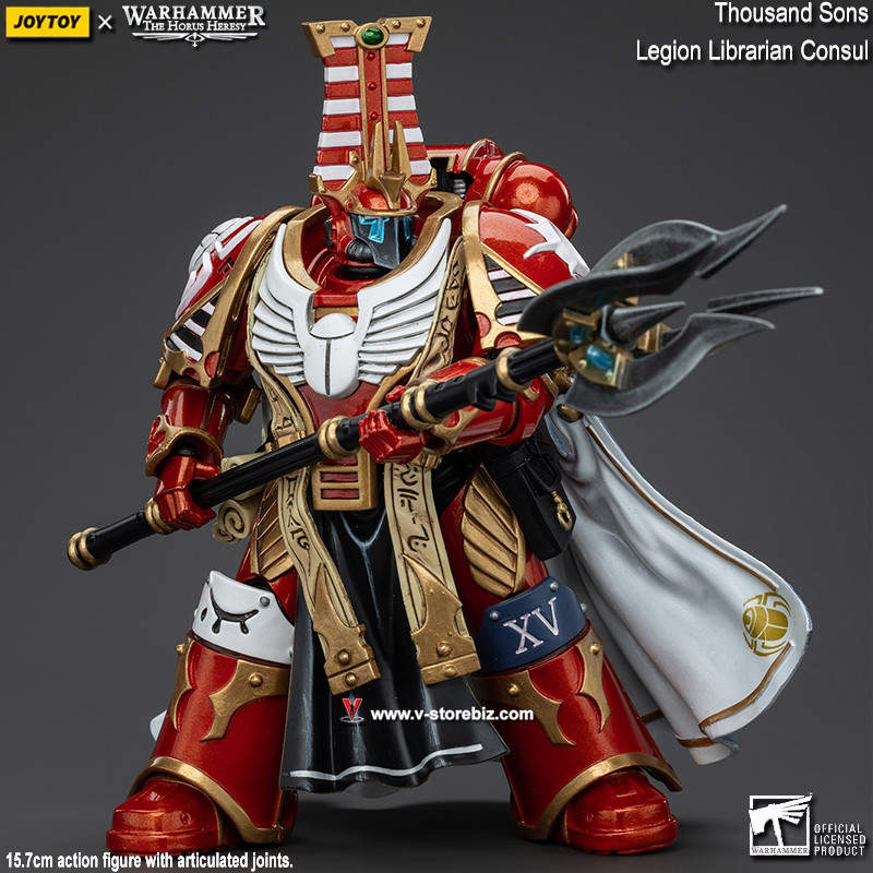 JOYTOY Warhammer The Horus Heresy: Thousand Sons Legion Librarian