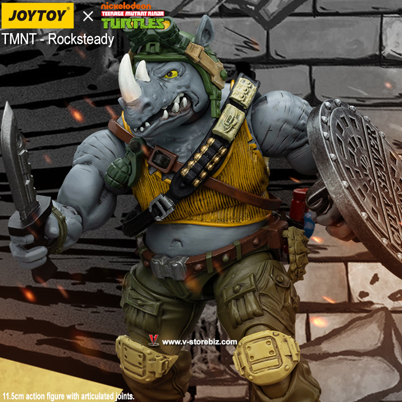 JOYTOY TMNT Rocksteady (JT8469) - V Store Collectibles