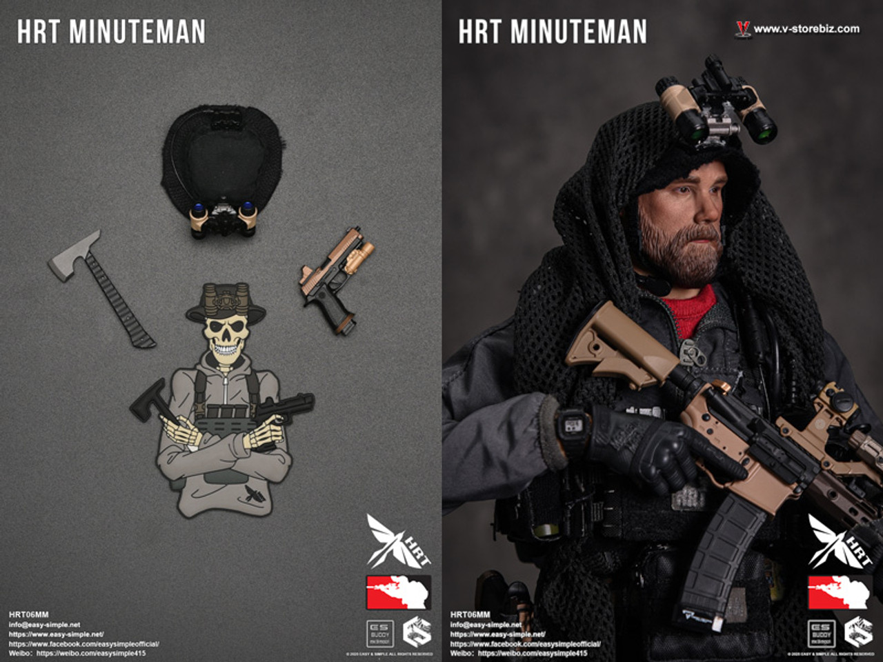 その他 Easy&amp;Simple 1/6 HRT06MM HRT Minuteman HRT Minuteman HRT06MM ShotShow 2025 Exclusive - Easy and