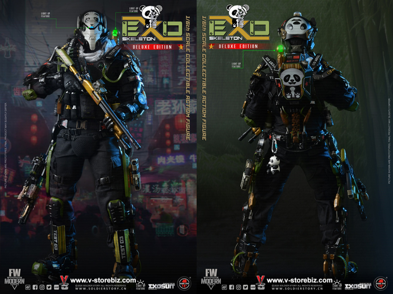 Soldier Story SS142 EXO-Skeleton Armor Suit Test -03 “Panda