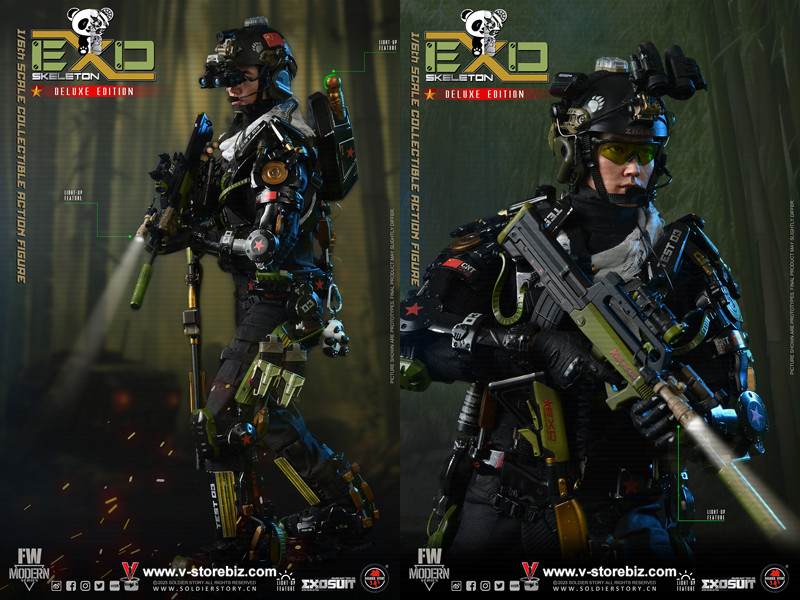 Soldier Story SS142 EXO-Skeleton Armor Suit Test -03 “Panda