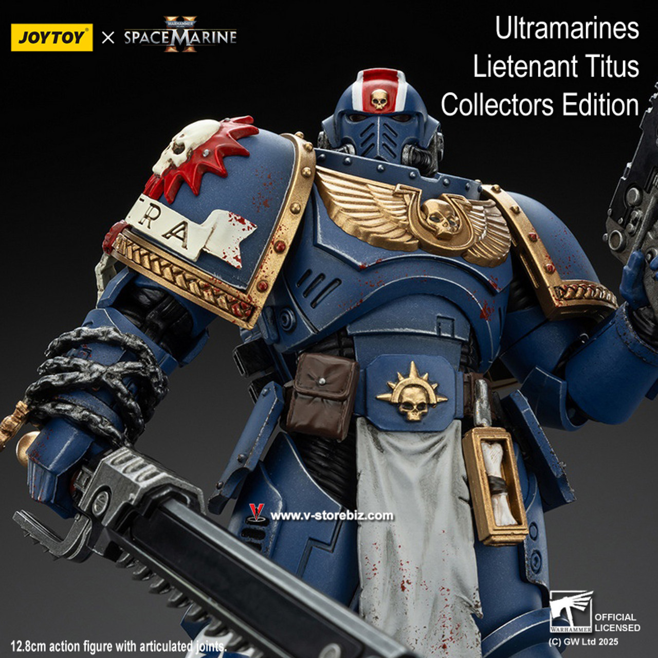 SF・ファンタジー・ホラー JoyToy Warhammer 40k Lieutenant Titus CE JoyToy WH40K Ultramarines Space Marine 2 Lieutenant Titus