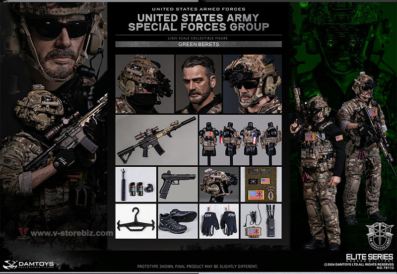 DAMTOYS 78112 U.S. Army Special Forces Group Green Berets - V
