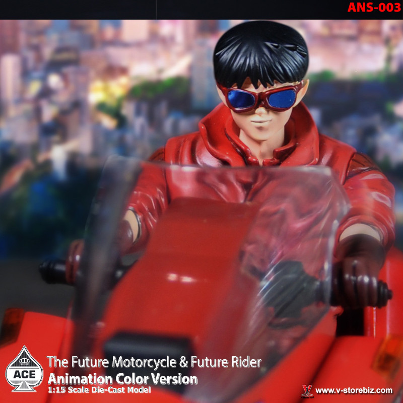 ACETOYZ ANS-003 1/15 The Future Motorcycle & Biker (Animation
