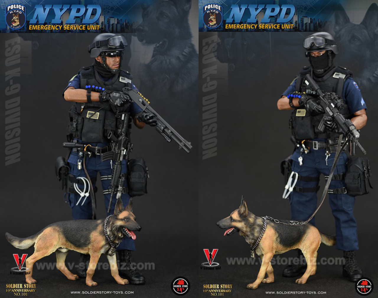 1/6 NYPD ESU K-9　SoldierStory　ニューヨーク市警察 1/6 NYPD ESU K-9 SoldierStory ニューヨーク市警察 Soldier