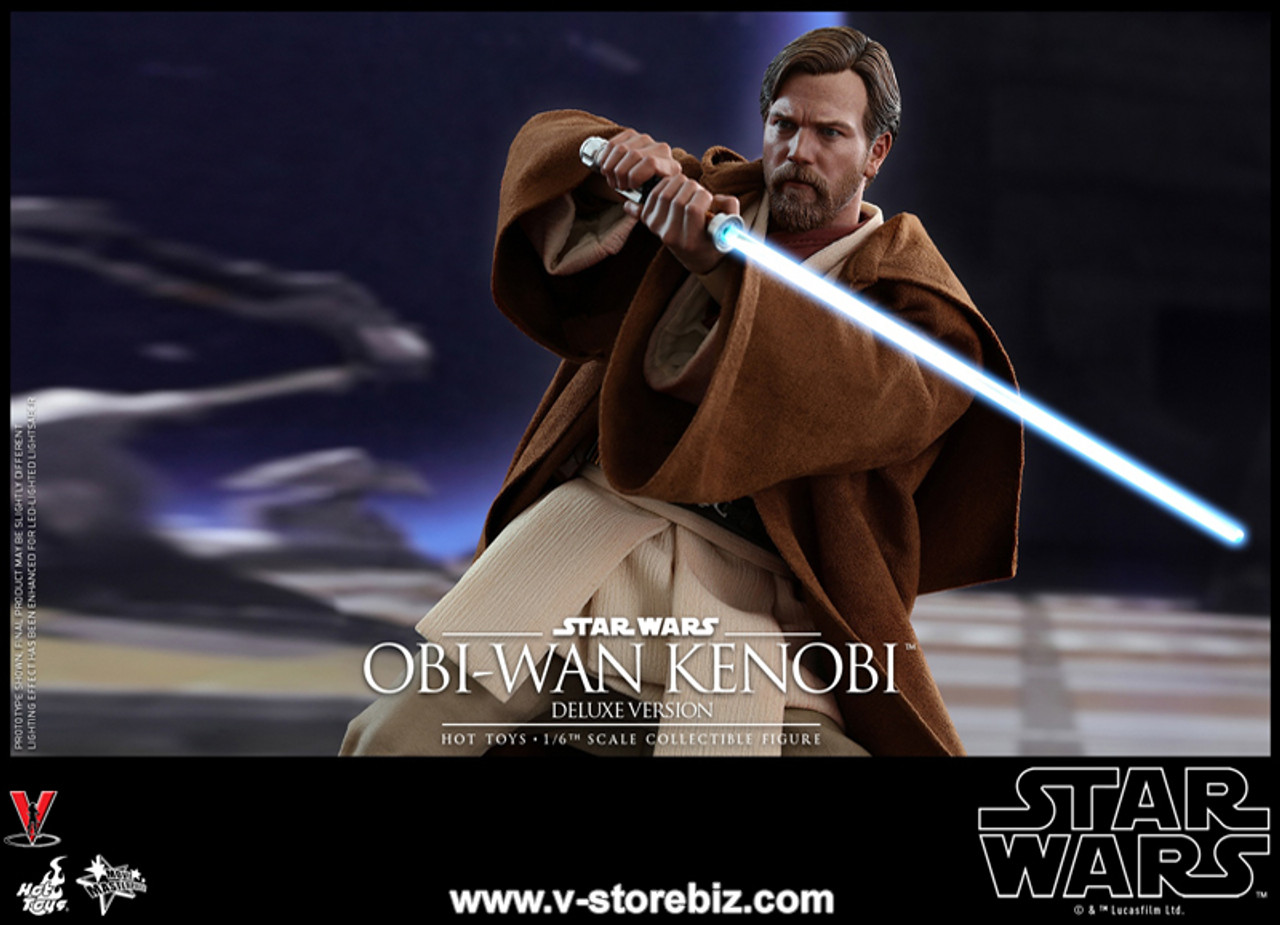 Hot Toys MMS 478 Star Wars Revenge of the Sith Obi-Wan Kenobi Ewan Deluxe NEW 