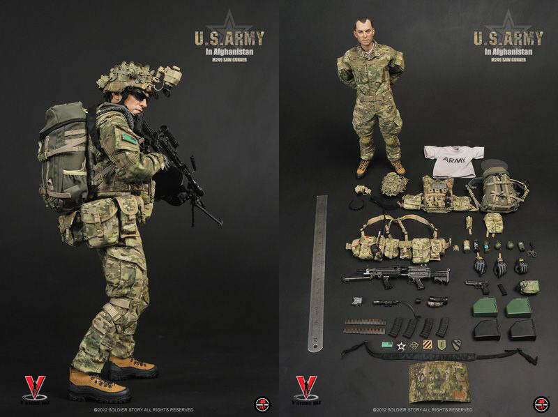 Solder Story SS068 U.S. Army in Afghanistan M249 Gunner - V Store