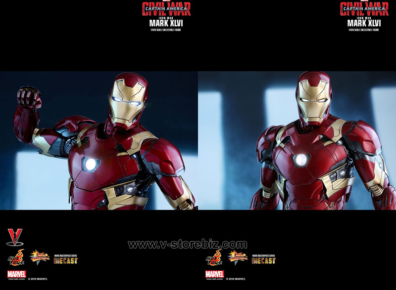 Hot Toys MMS353D16 Captain America: Civil War Iron Man Mk XLvi - V