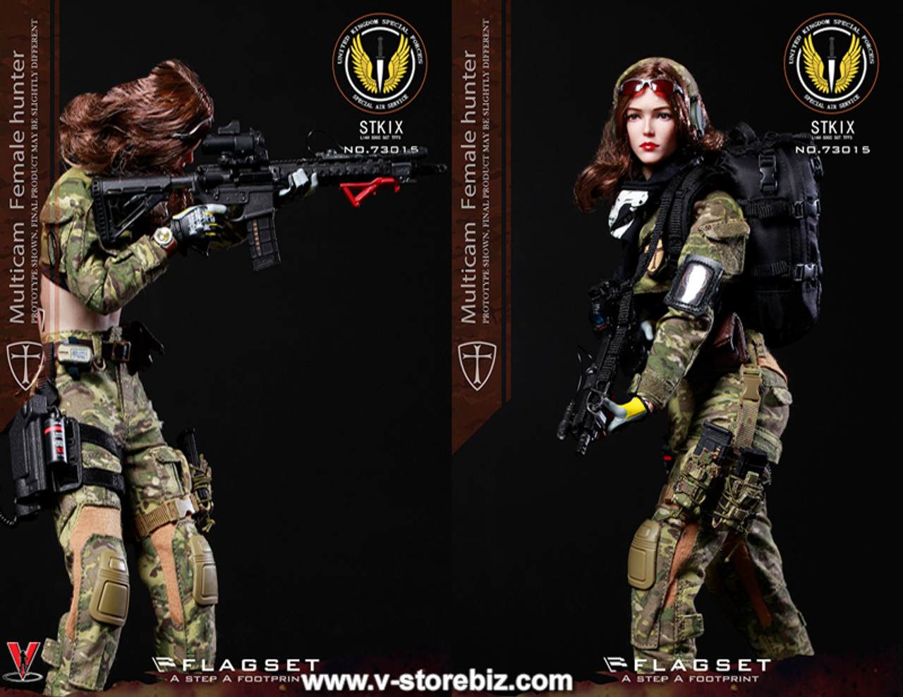 Flagset 1/6 マルチカム ハンター アンジェラ FS-73015