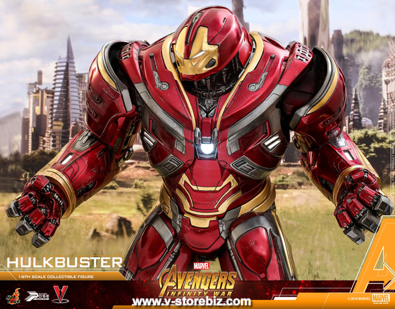 Hot Toys Pps005 Avengers Infinity War 16th Power Pose Hulkbuster V Store Collectibles 