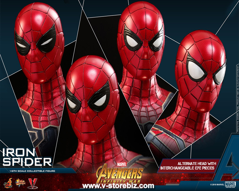 Hot Toys MMS482 Avengers : Infinity War Iron Spider - V Store