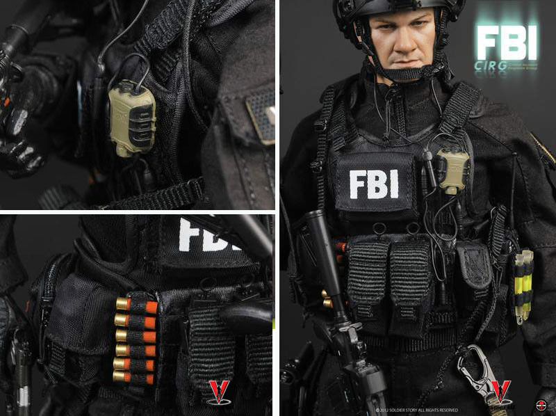 CIRG FBI Story Soldier 1⁄6 Incident Response SS062 (Critical