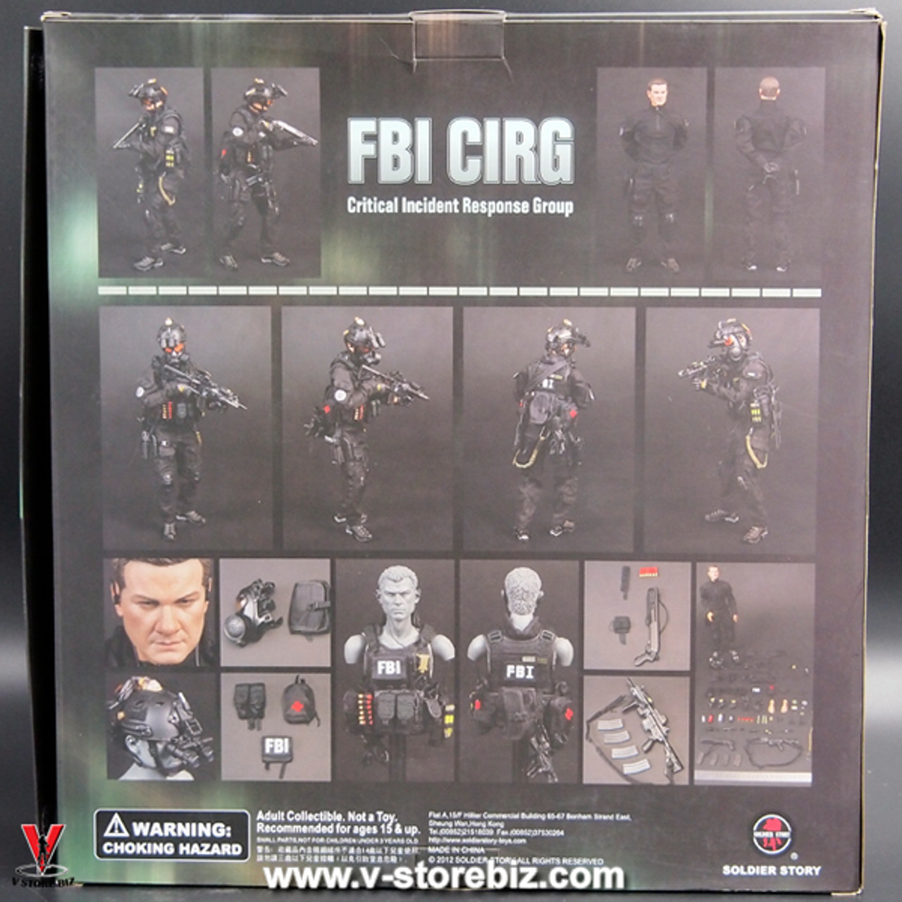 FBI Swat Critical Incident Response CIRG Officer Minifigure