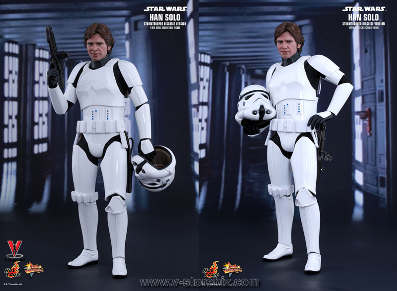 Hot Toys MMS418 Star Wars Han Solo Stormtrooper Disguise Exclusive