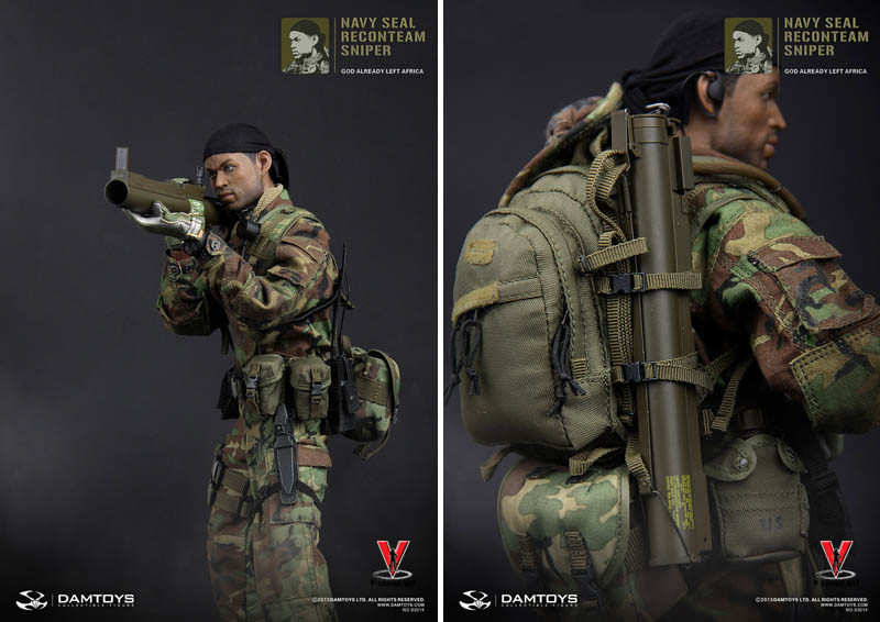 NAVY SEAL RECONTEAM - MARKSMAN Dam Toys - Machinegun