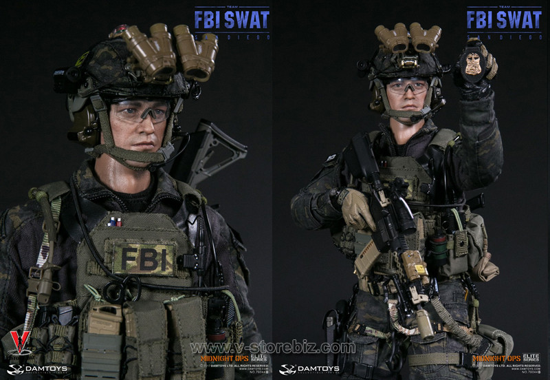 DAMToys 78044B FBI SWAT Team Midnight Ops Agent San Diego - V