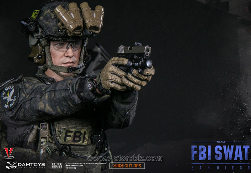 DAMToys 78044B FBI SWAT Team Midnight Ops Agent San Diego - V