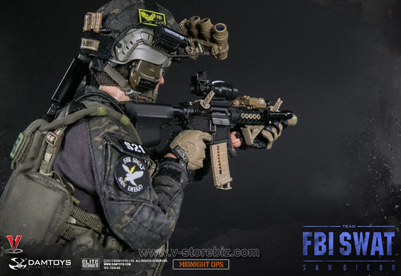 DAMToys 78044B FBI SWAT Team Midnight Ops Agent San Diego - V