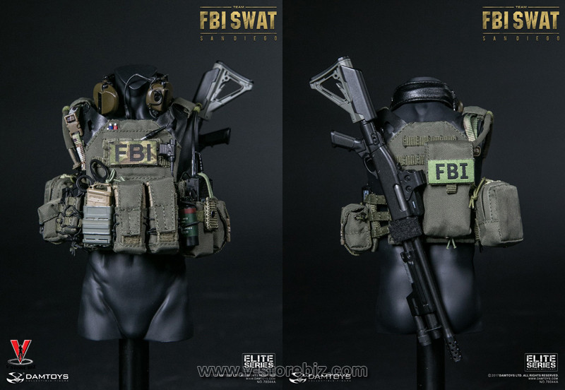 DAMToys 78044A FBI SWAT Team Agent San Diego - V Store Collectibles