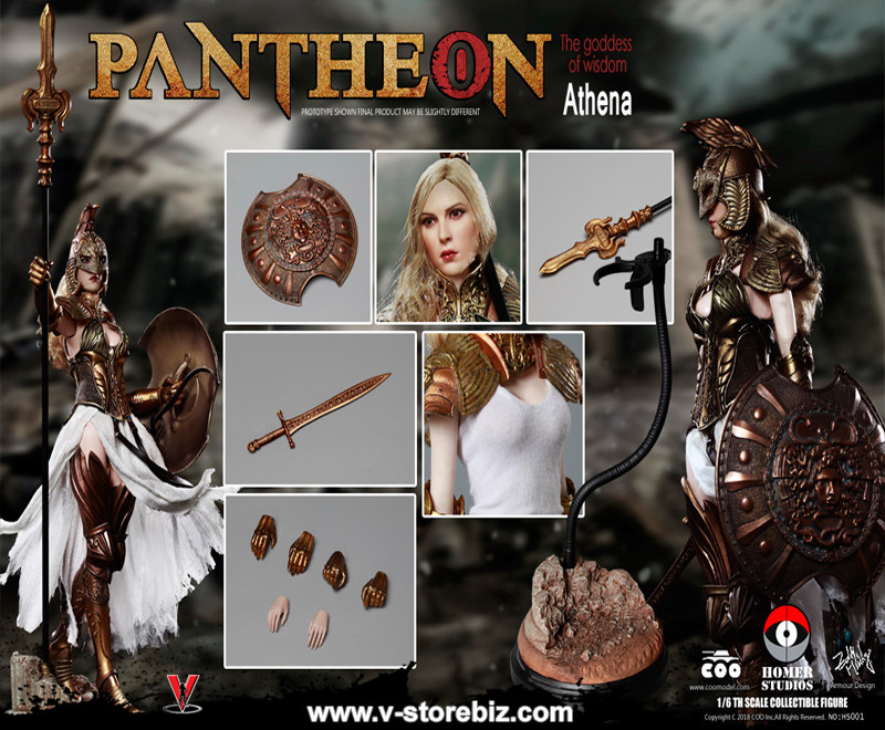 Coomodel x Homer HS001 Pantheon : Athena Goddess of Wisdom - V
