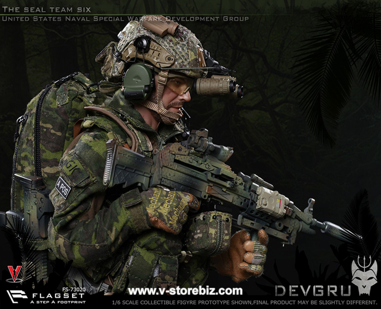 Flagset FS73020 DEVGRU SEAL Team 6 Jungle Dagger - V Store