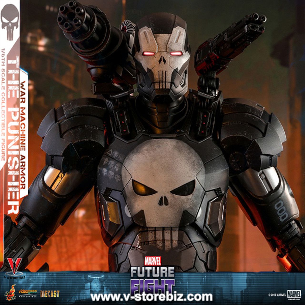 Hot Toys VGM33D28 Marvel Future Fight The Punisher (War Machine Armor)