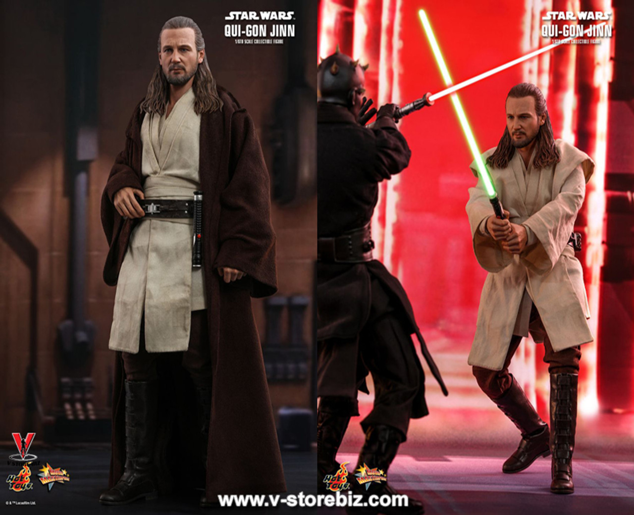 Hot Toys Star Wars The Phantom Menace Qui-Gon Jinn figure up for pre-order  — Lyles Movie Files