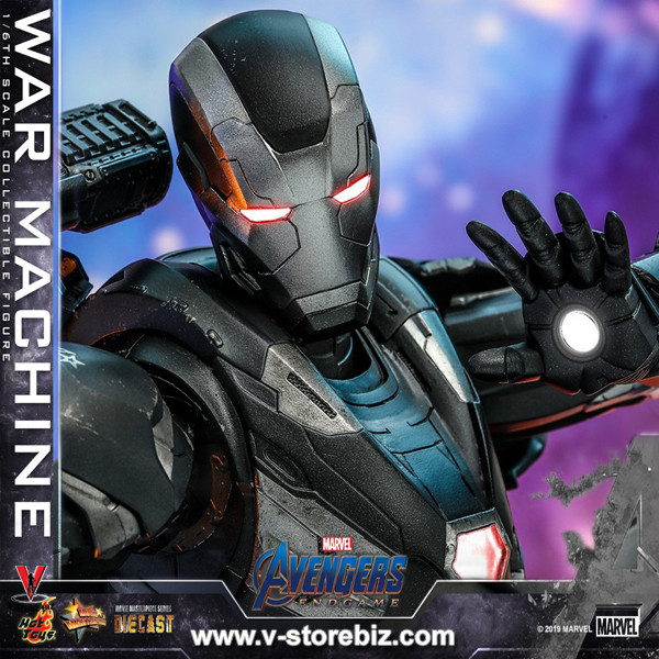 Figurine Hot Toys War Machine Mk IV – Avengers Endgame – MMS530D31 – 1/6 Die-Cast – Occasion Parfait état
