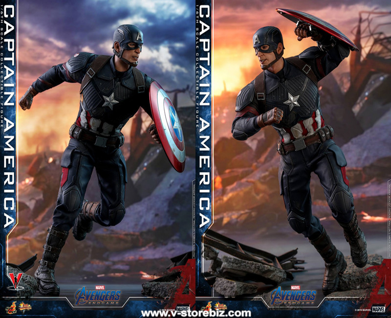 【未開封】MARVEL キャプテン・アメリカ MMS 536 Hot Toys MMS 536 Avengers : Endgame – Captain America – Hot Toys