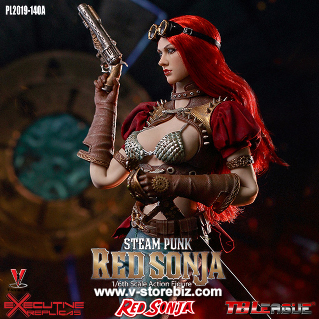 TBLeague PL2019-140A Steam Punk Red Sonja - V Store Collectibles