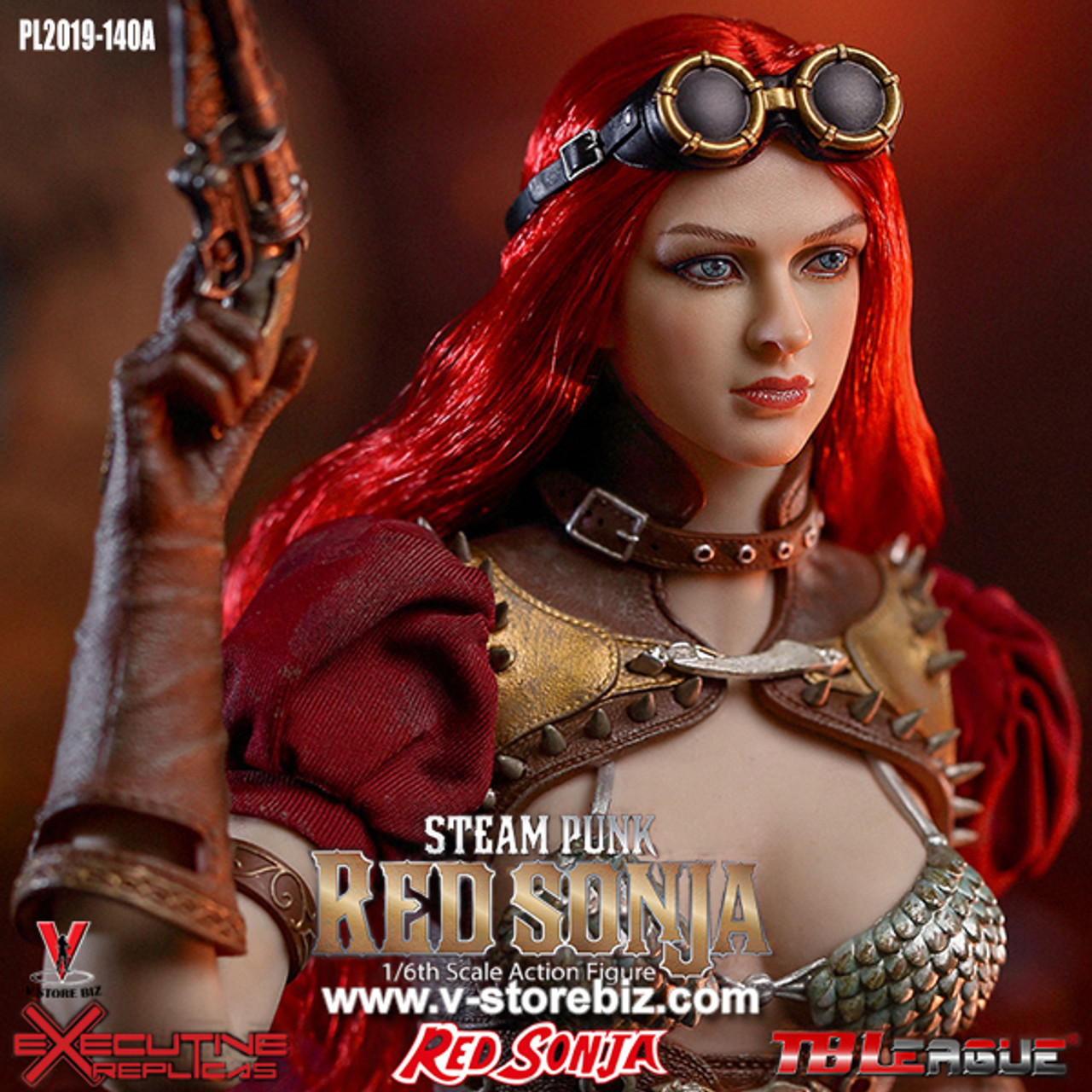 TBLeague PL2019-140A Steam Punk Red Sonja