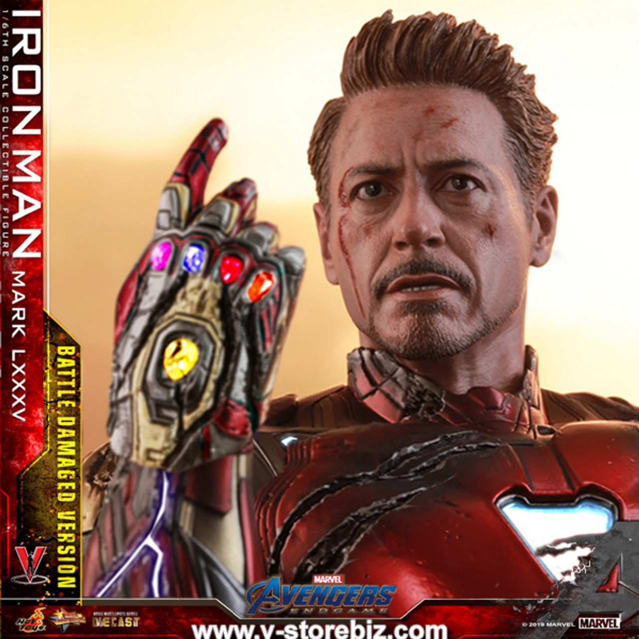 iron man mark 85 battle damaged