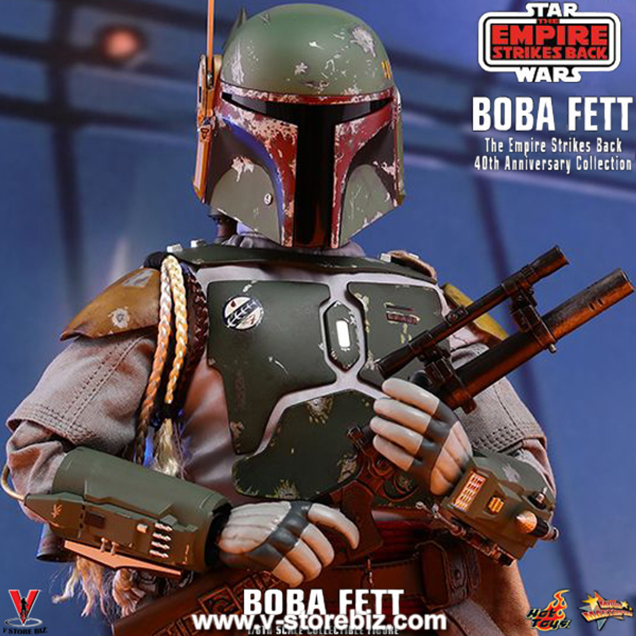 Hot Toys MMS574 Star Wars: The Empire Strikes Back Boba Fett (40th ...