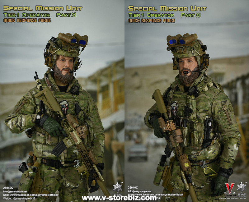 ミリタリー SMU Tier 1 Operator Part XI 26040s Easy&Simple 26040S Tier 1 SMU Operator Part XI QRF Excusive