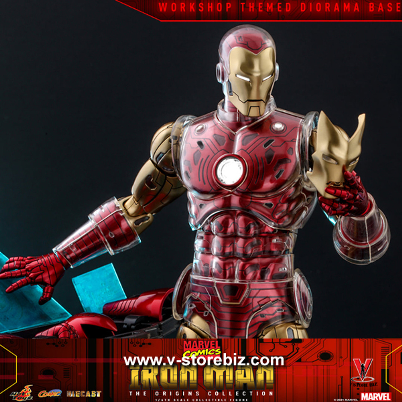 Hot Toys CMS08D38 Marvel Comics - Iron Man [The Origins Collection] (Deluxe  Version)