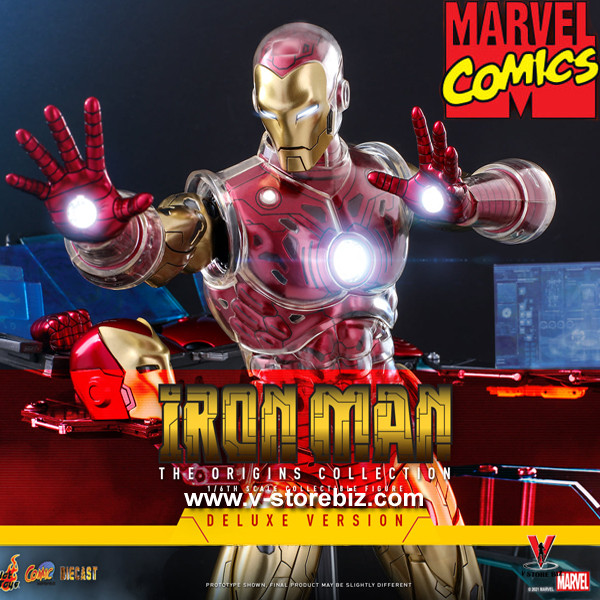 Hot Toys CMS08D38 Marvel Comics - Iron Man [The Origins Collection