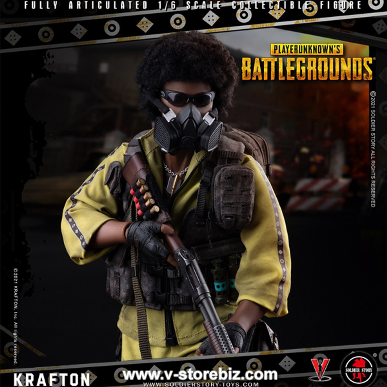 Soldier Story SSG-003 Player Unknown's Battlegrounds - Yellow Sportswear