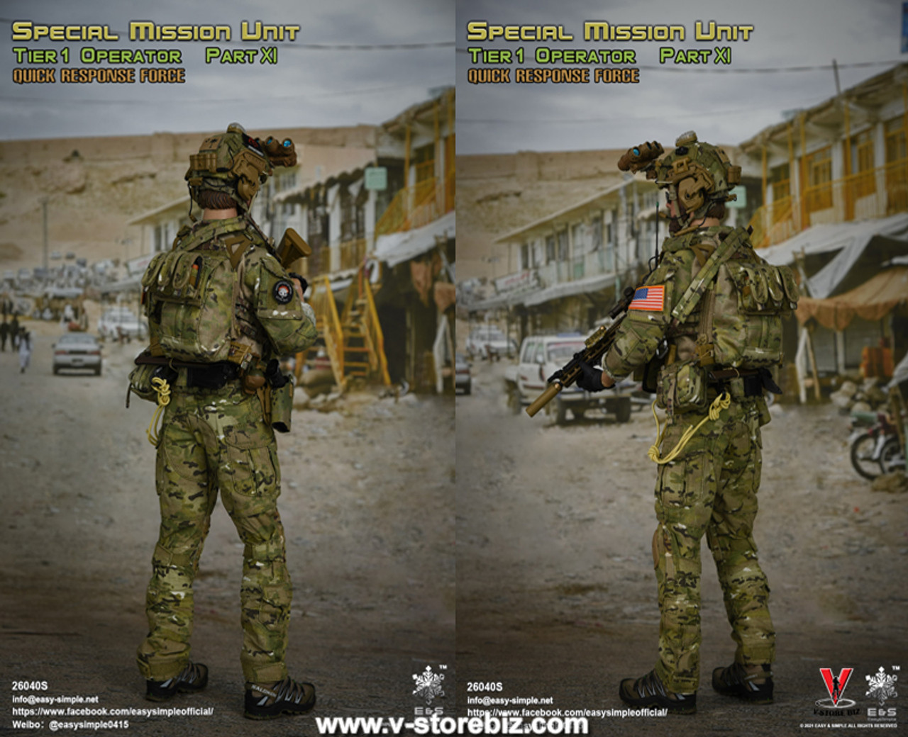 ミリタリー SMU Tier 1 Operator Part XI 26040s Easy&Simple 26040S Tier 1 SMU Operator Part XI QRF Excusive