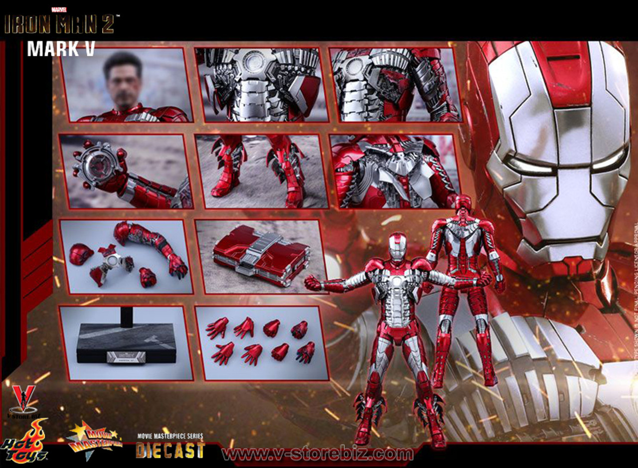 Hot Toys MMS400D18 Iron Man 2 Mark V (Diecast) - V Store