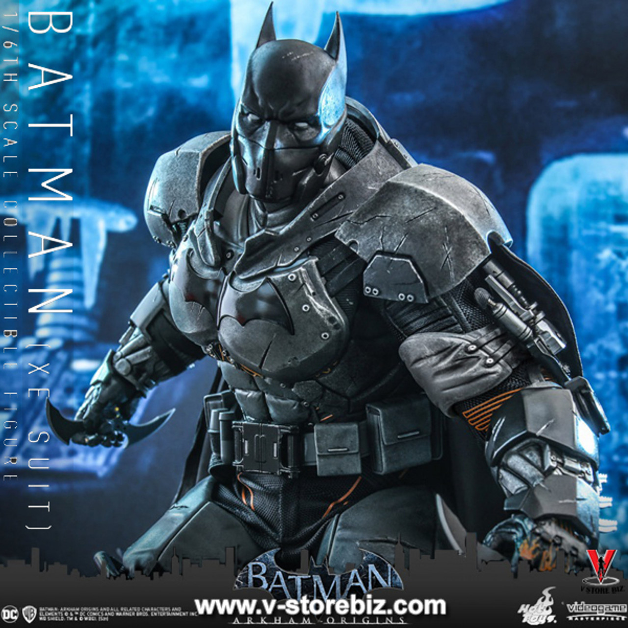 READY NEW AUTHENIC HOT TOYS BATMAN ARKHAM ORIGINS XE SUIT VGM52 XBOX PS5  VGM052