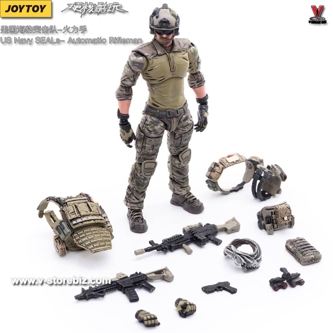 Figurines militaire US Navy Seal 1/18