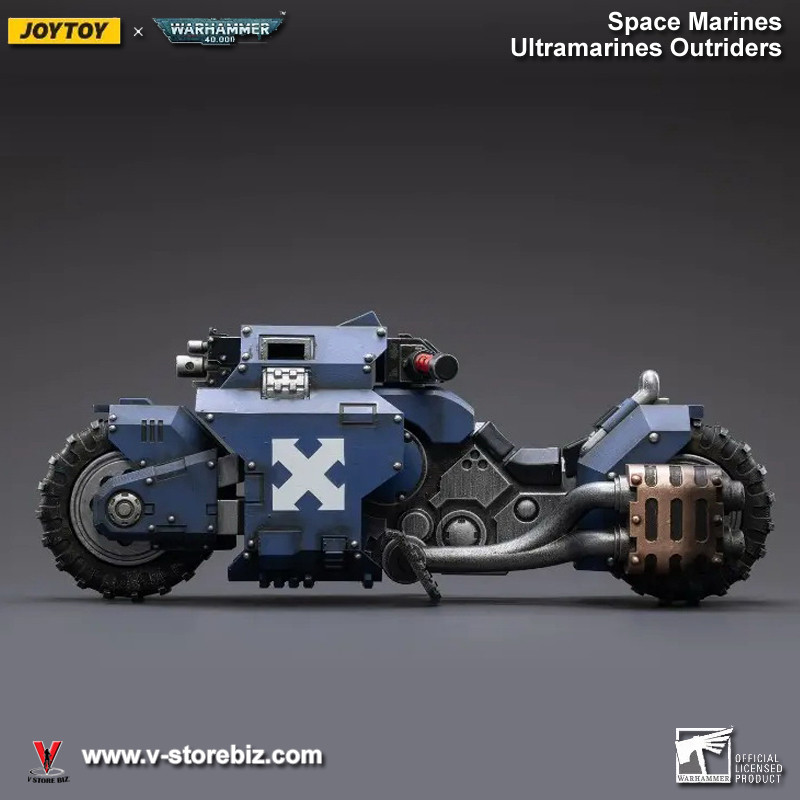 Warhammer 40,000 Space Marines Outriders - Brand New, Unassembled Ultramarines Miniature