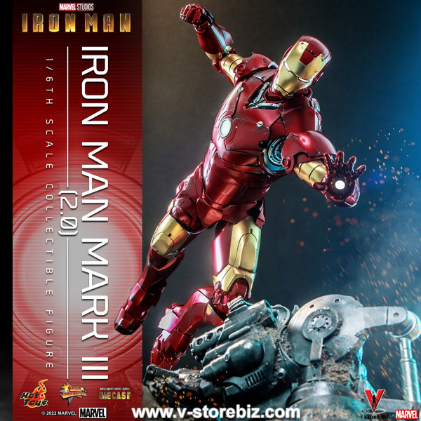 Hot Toys MMS664D48 Iron Man - Iron Man Mark III (2.0) - V Store