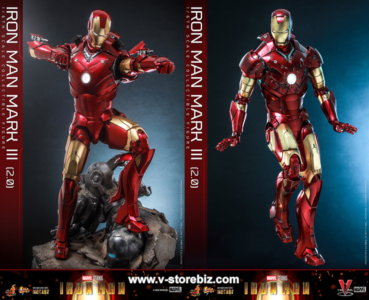 MARVEL - 最終値下げ 美品 hottoys DIORAMA IRONMAN mark3 HOT TOYS Diorama DS003 IRON MAN MARK III CONSTRUCTION
