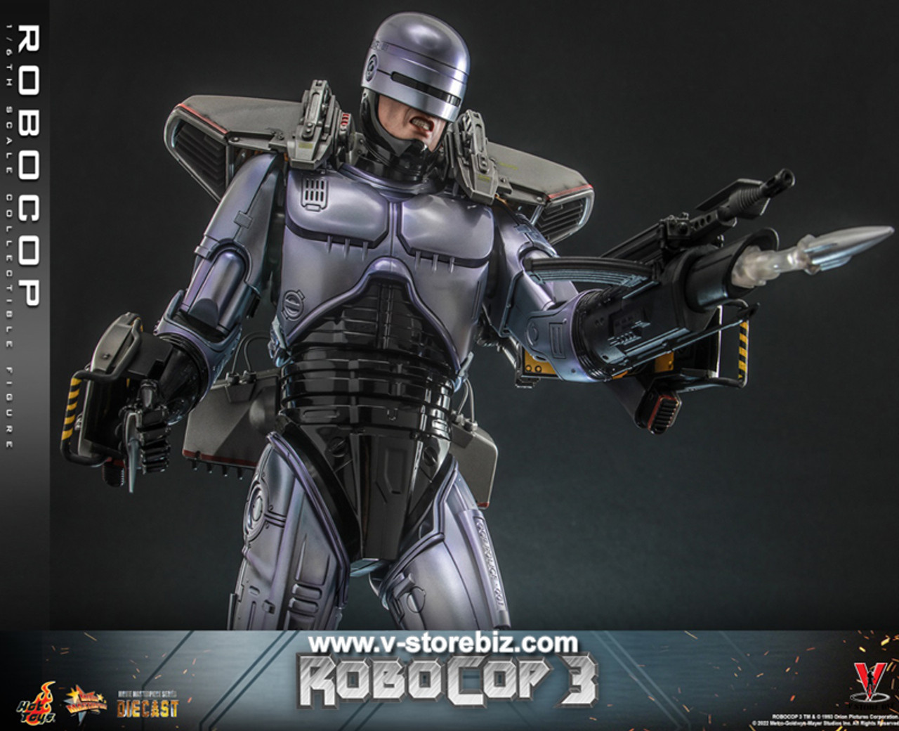 Hot Toys MMS202D04 Diecast RoboCop 1/6 Collectible Figurine avec son 30cm