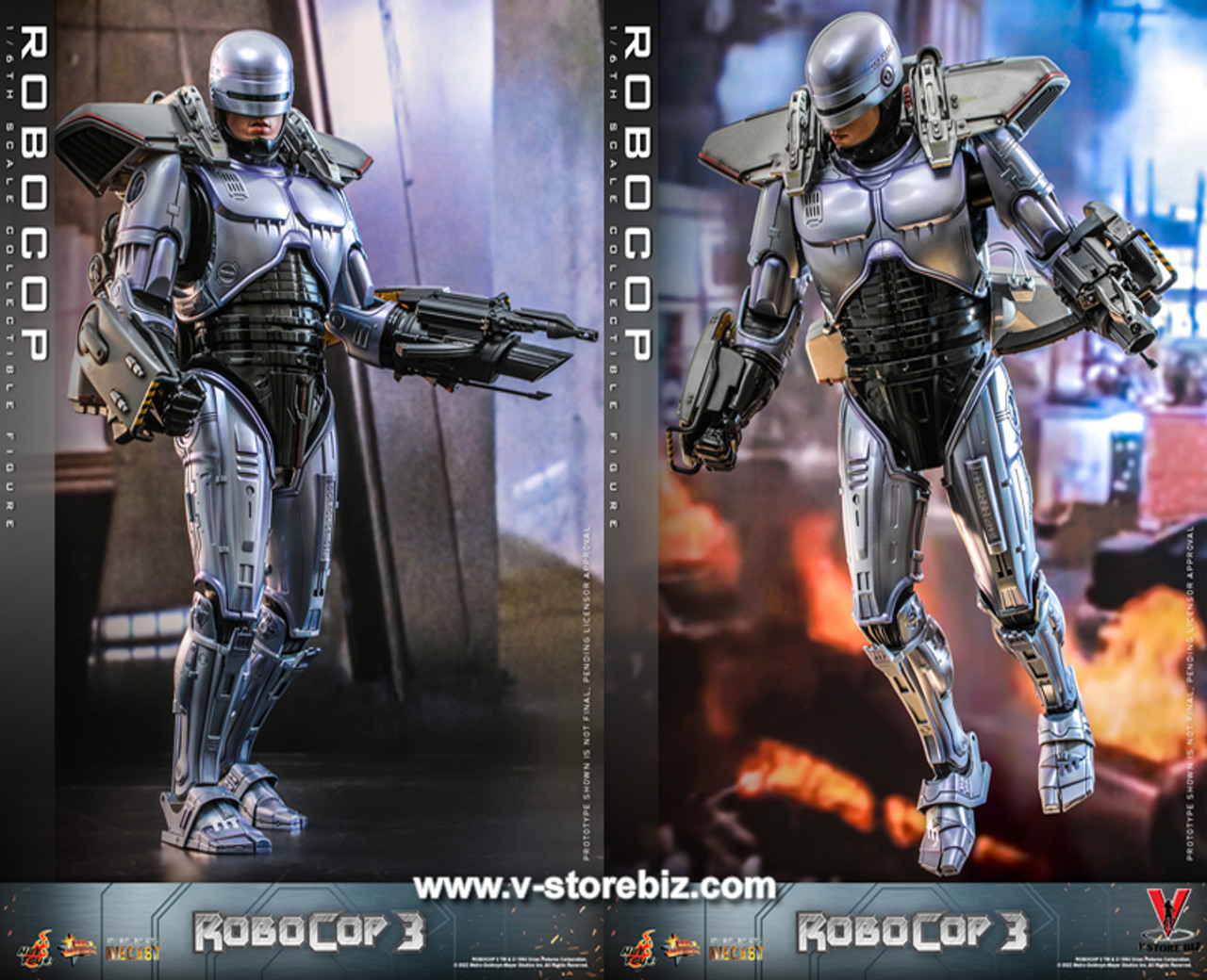 Hot Toys MMS669D49 RoboCop 3 Collectible Action Figurine 1/6