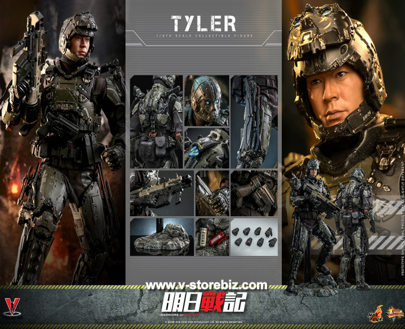 Hot Toys MMS667 Warriors of Future - Tyler - V Store Collectibles