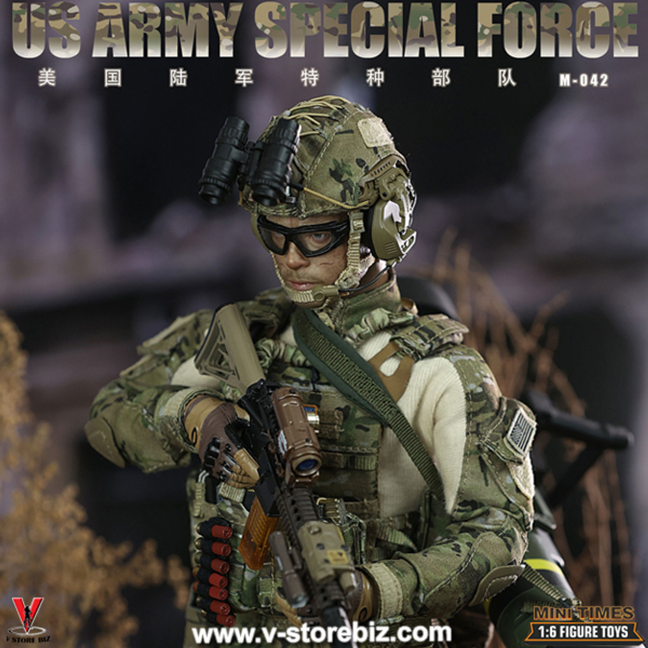1/6　12インチ　US ARMY SPECIAL FORCE Mini Times 1/6 Scale US Army Special Forces 12